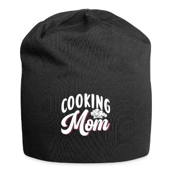 Cooking Mom Mother Cook Cooking Cook - Jersey Beanie - black - Front