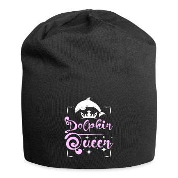 Dolphin queen - Jersey Beanie - black - Front