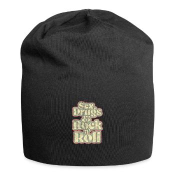 Hippie - Jersey-Beanie - Schwarz - Vorne