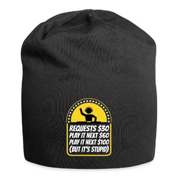 DJ Request - Jersey-Beanie - Schwarz - Vorne