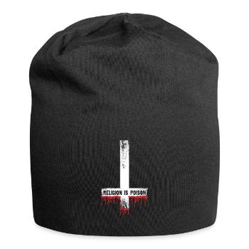 Religion Is Poison - Jersey Beanie - black - Front