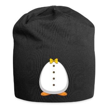 Funny Animal Penguin Bird Costume For Halloween - Jersey Beanie - black - Front