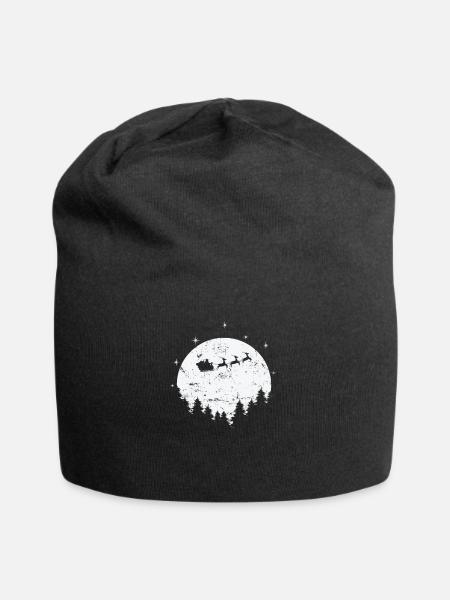 Weihnachten Xmas Familienzeit Feiertag - Jersey-Beanie - Schwarz