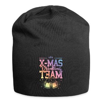 Équipe de consommation de Noël - Bonnet en jersey - noir - Devant