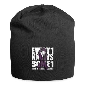 Domestic Violence #Every1KnowsSome1 - Jersey Beanie - black - Front