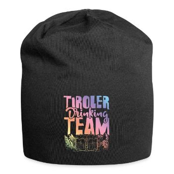 Tyrolean Drinking Team - Jersey Beanie - black - Front