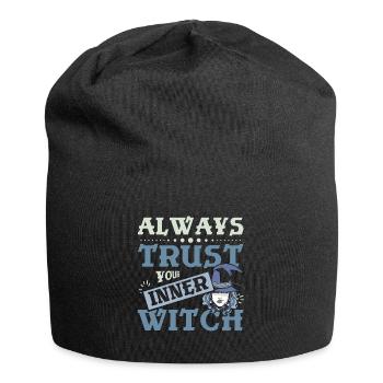 Always trust your inner witch - Jersey Beanie - black - Front