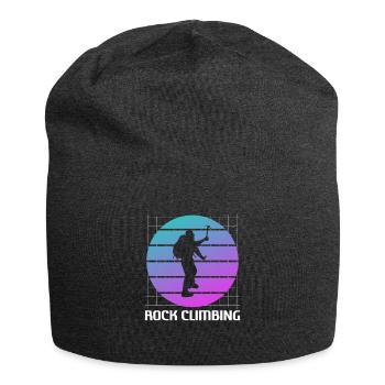 Retro Vintage Classic Rock Climbing Climber - Jersey-Beanie - Anthrazit - Vorne
