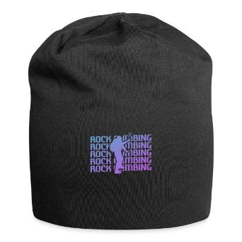 Retro Vintage Classic Rock Climbing Climber - Jersey-Beanie - Schwarz - Vorne