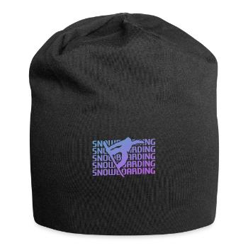 Retro Vintage Classic Snowboarding Snowboard - Jersey-Beanie - Schwarz - Vorne