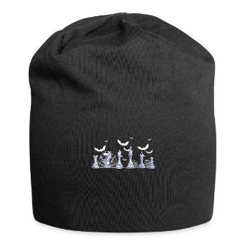 Chess pieces - Jersey Beanie - black - Front