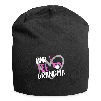 Golf Player Saying Gift Idea - Jersey Beanie - black - Front