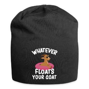 Whatever Floats Your Goat - Jersey-Beanie - Schwarz - Vorne
