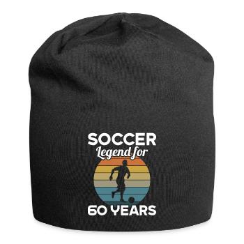 This football legend is 60 years 60 birthday - Jersey Beanie - black - Front