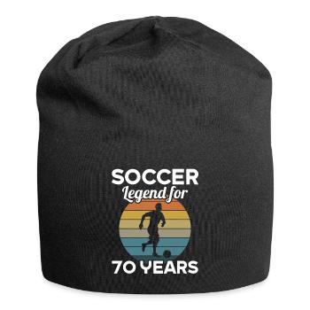 This football legend is 70 years 70 birthday - Jersey Beanie - black - Front