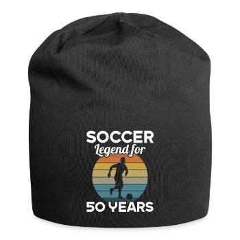 This football legend is 50 years 50 birthday - Jersey Beanie - black - Front