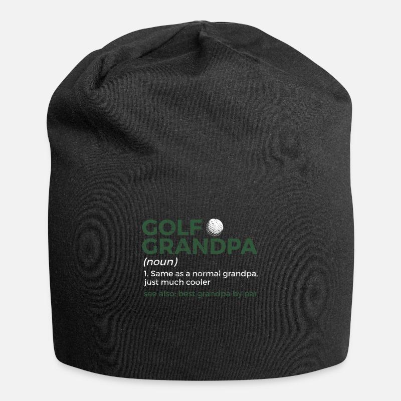 Golf Player Saying Gift Idea - Jersey Beanie - black