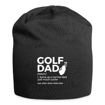 Golf Player Saying Gift Idea - Jersey Beanie - black - Front