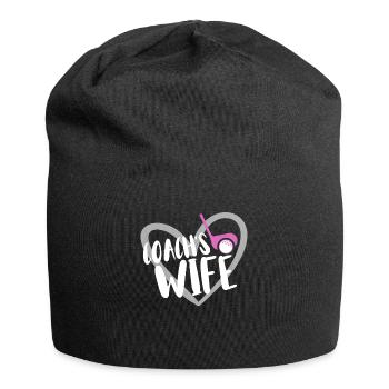 Golf Spieler Spruch Geschenkidee - Jersey-Beanie - Schwarz - Vorne