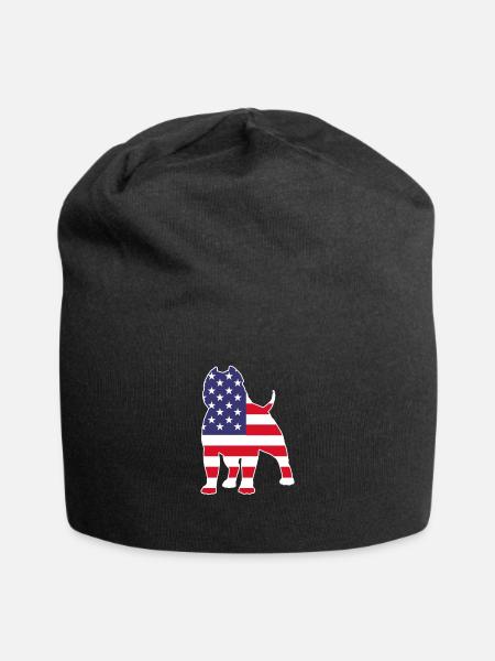 Bouledogue américain - Bonnet en jersey - noir
