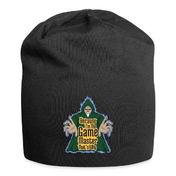 Je suis le maître du jeu de société Nerd - Bonnet en jersey - noir - Devant