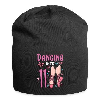 Ballettschuhe Tanzballerina 11 Ballett Geburtstag - Jersey-Beanie - Schwarz - Vorne