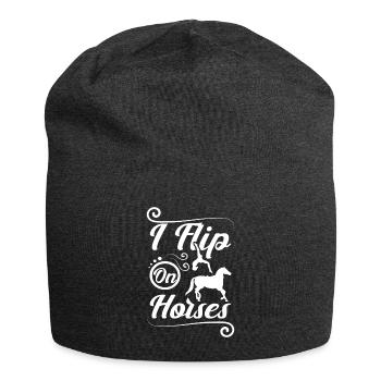 I flip on horses - Jersey-Beanie - Anthrazit - Vorne