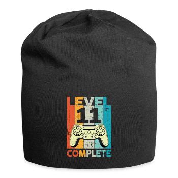 Level 11 Complete Gaming Geburtstag - Jersey-Beanie - Schwarz - Vorne