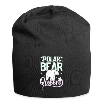 Polar bear queen - Jersey-Beanie - Schwarz - Vorne