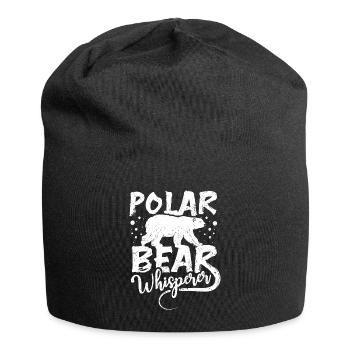 Polar bear whisperer - Jersey-Beanie - Schwarz - Vorne