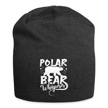 Polar bear whisperer - Jersey-Beanie - Anthrazit - Vorne