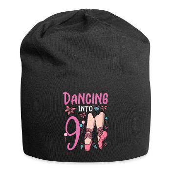Ballet Shoes Dancing Ballerina 9 Ballett Birthday - Jersey Beanie - black - Front