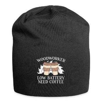Weak battery of the woodworker - Jersey Beanie - black - Front