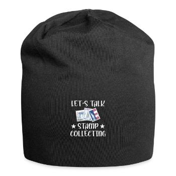 Stamps Collect Collector's Saying - Jersey Beanie - black - Front