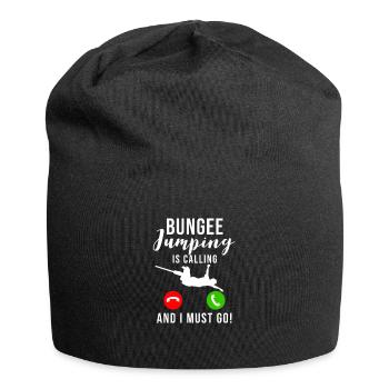 Bungee Jumping - Jersey Beanie - black - Front