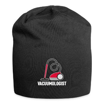 Staubsauger Haushalt Hausputz Hausfrau Hausmann - Jersey-Beanie - Schwarz - Vorne