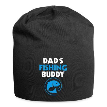 Fathers Fishing Buddy Father And Son Fishing Trip - Jersey Beanie - black - Front
