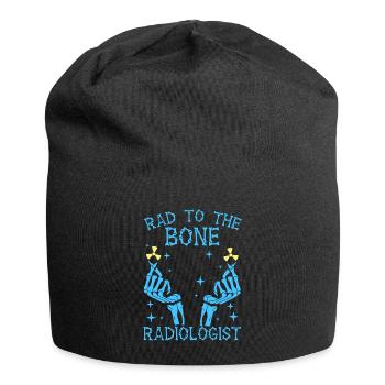 Rad To The Bone Radiologist Radiology X-Ray Doc - Jersey Beanie - black - Front