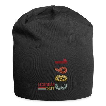 Geburtstag Geboren 1983 Mann Legendär seit 1983 - Jersey-Beanie - Schwarz - Vorne