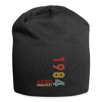 Geburtstag Geboren 1984 Mann Legendär seit 1984 - Jersey-Beanie - Schwarz - Vorne