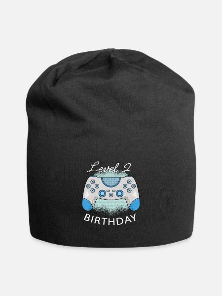 Level 2 Birthday Play Birthday Present - Jersey Beanie - black