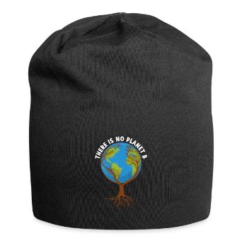 Il n’y a pas de planète B Protection de l’environnement - Bonnet en jersey - noir - Devant