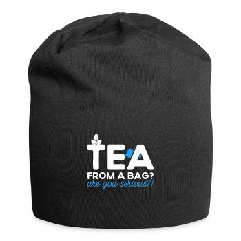 Buveur de thé Amateur de thé Cadeau Thé - Bonnet en jersey - noir - Devant