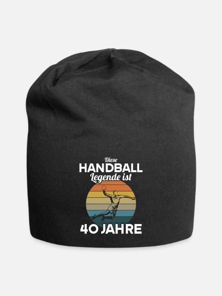 Diese Handball Legende ist 40 Jahre 40 Geburtstag - Jersey-Beanie - Schwarz