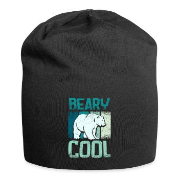 Polar bears beary cool - Jersey-Beanie - Schwarz - Vorne