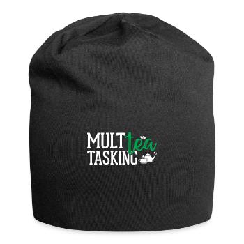 Tea Lover - Multea Tasking - Jersey Beanie - black - Front