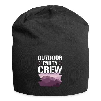 Équipe de fête en plein air - Bonnet en jersey - noir - Devant