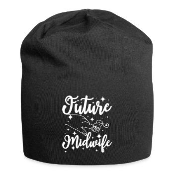 Future midwife - Jersey-Beanie - Schwarz - Vorne