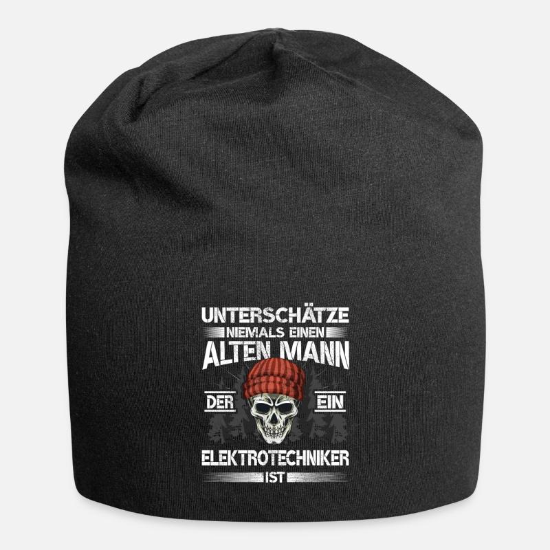 Elektrotechniker - Jersey-Beanie - Schwarz