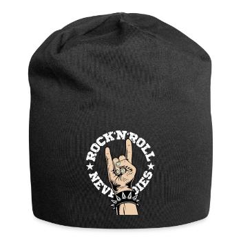 Rock'N'Roll Never Dies - Bonnet en jersey - noir - Devant
